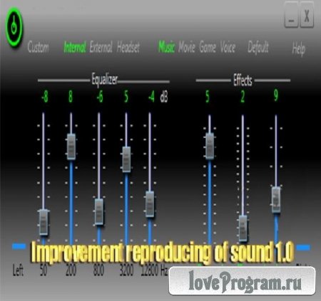 Improvement reproducing of sound 1.0