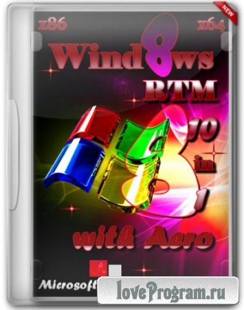 Windows 8 rtm 10in1 with Aero by Bukmop (x86/x64)