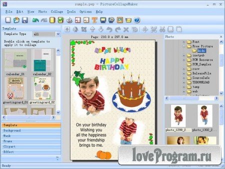 Picture Collage Maker Pro 3.3.8.3611 Portable (ENG) 2013