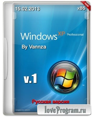 Windows XP Professional SP3 x86 v.1 by Vannza (RUS/2013)