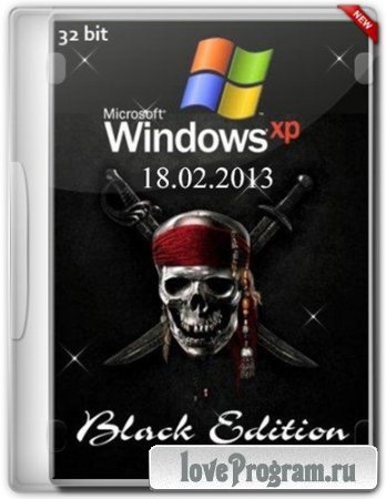 Windows XP Professional SP3 Black Edition 18.02.2013 (86/ENG/RUS)