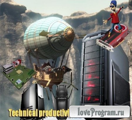 Technical productivity of computer 8.0