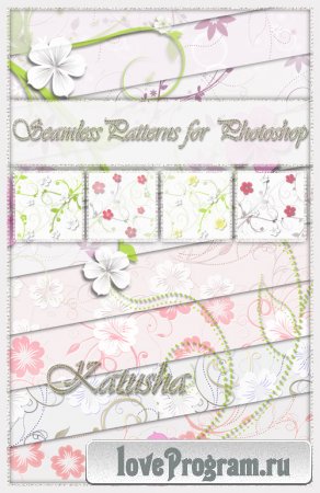 Patterns for Photoshop - Весеннее цветение