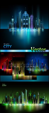    / Night city, night glow