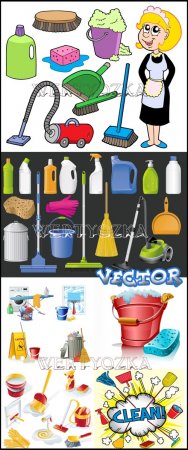       / Sets for cleaning the house