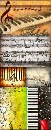    ,  / Music, musical backgrounds - Raster clipart