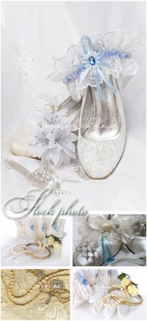 Свдебные фоны, аксессуары невесты / Wedding backgrounds, bride's garter, wedding rings