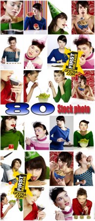    / People and food stock photo