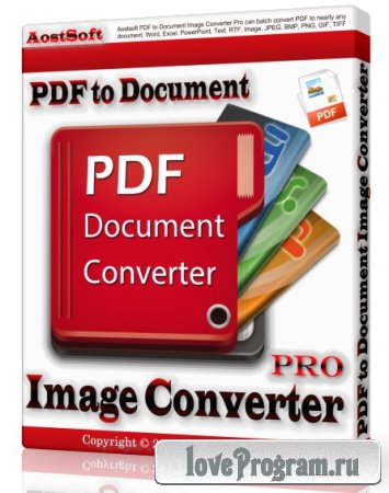 Aostsoft PDF to Document Image Converter Pro 3.8.7