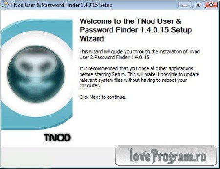    NOD 32 - TNOD User & Password Finder