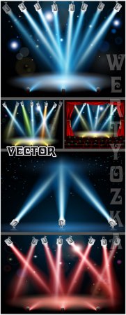   / Bright spotlight - Vector clipart