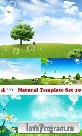 PSD  - Natural Template Set 19 