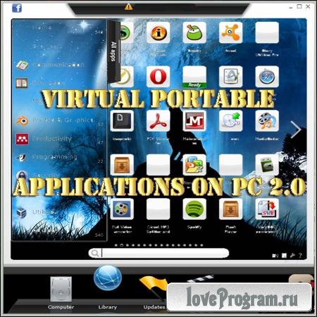 Virtual portable applications on PC 2.0