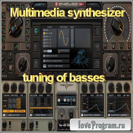 Multimedia synthesizer tuning of basses