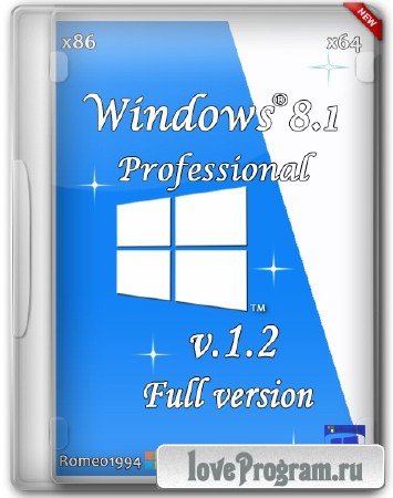 Windows 8.1 Professional (x86/x64) v.1.2 by Romeo1994 (RUS/2013)