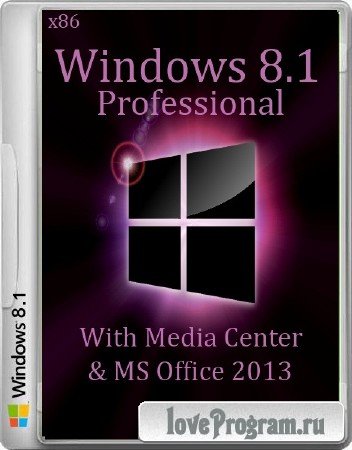 Windows 8.1 x86 Pro With Media Center & MS Office 2013 by Vannza (2013/RUS)
