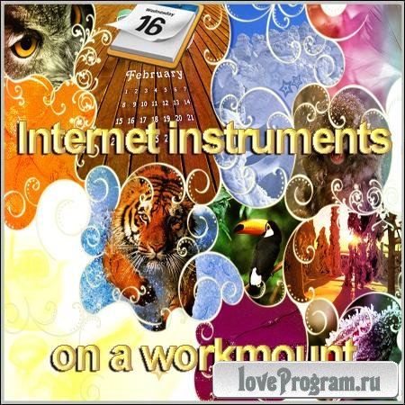Internet instruments on a workmount