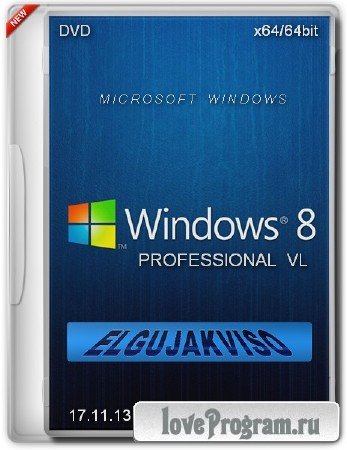 Windows 8 Pro x86/x64 VL Elgujakviso Edition v17.11.13(RUS/2013)