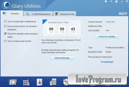Glary Utilities Pro 4.1.0.61 Portable