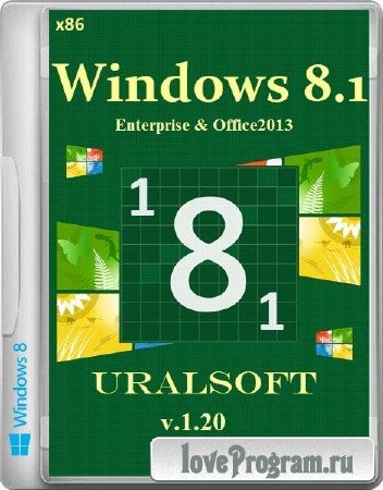 Windows 8.1 Enterprise & Office2013 UralSOFT v.1.20 (x86/RUS/2013)