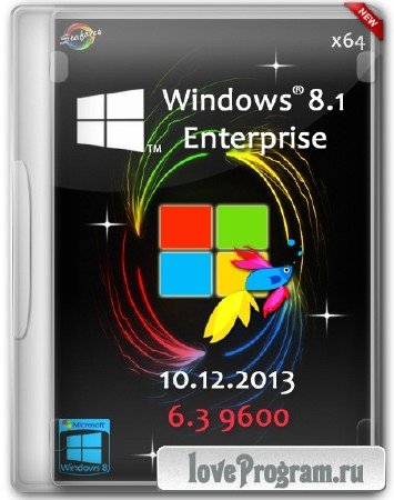 Windows 8.1 Build 9600 Enterpsise StaforceTEAM 10.12.2013 (x64/RU/EN/DE)