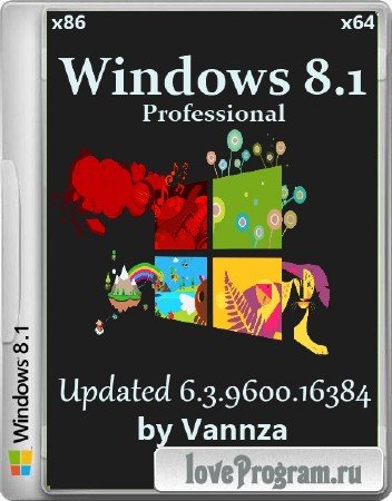 Windows 8.1 Professional Updated Vannza (x86/x64/2013/RUS)