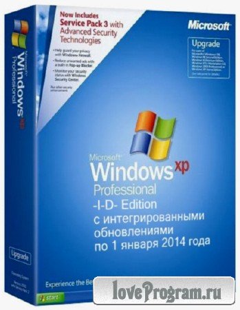 Windows XP Professional SP3 Russian VL (-I-D- Edition)    01.01.2014 + AHCI