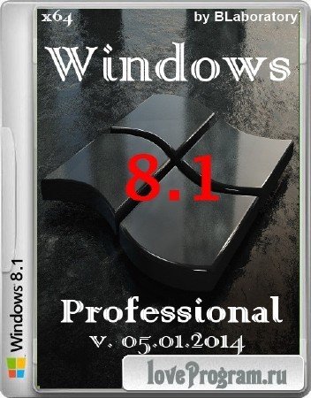 Windows 8.1 Pro x64 BLaboratory v. 05.01.2014 (RUS/2014)