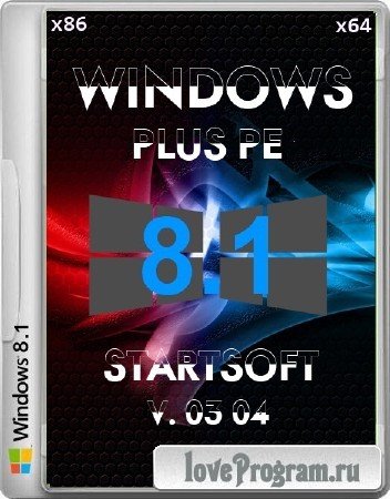 Windows 8.1 Plus PE StartSoft v.03/04 (x86/x64/RUS/2014)