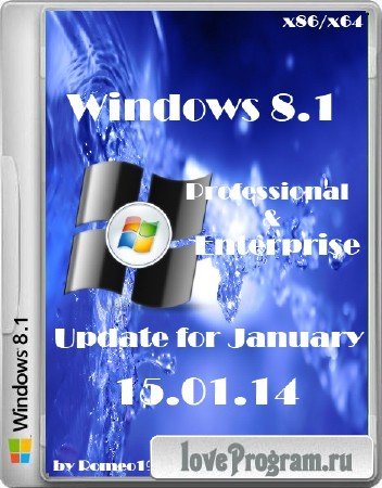 Windows 8.1 Professional / Enterprise x86/x64 Update for January 15.01.14 by Romeo1994 (RUS/2014)