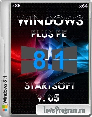 Windows 8.1 x86/x64 Plus PE StartSoft 05 (2014/RUS)