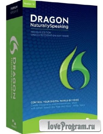 Nuance Dragon NaturallySpeaking 12 Premium Edition (2012)PC