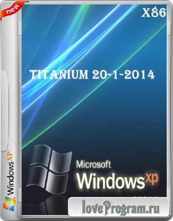 Windows XP SP3 VL  Titanium 20.1.2014 v1 (2014/RUS)