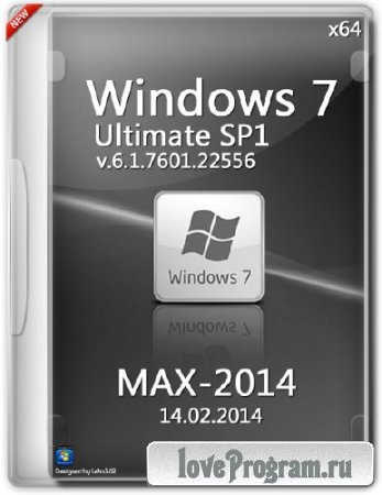 Windows 7 Ultimate x64 SP1 v.6.1.7601.22556 MAX-2014