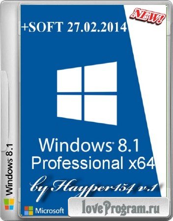 Windows 8.1 Professional v.6.3.9600 x64 by Hayper154 v.1 (2014/RUS)