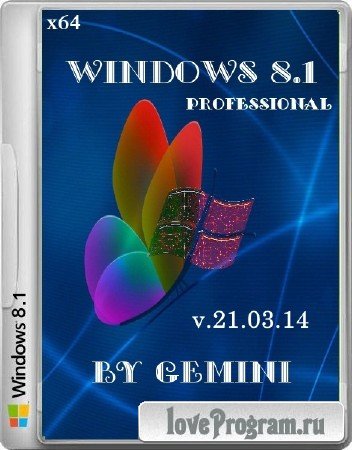 Windows 8.1 Pro x64 v.21.03.14 by Gemini (2014/RUS)