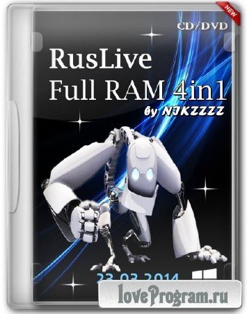 RusLiveFull RAM 4in1 by NIKZZZZ CD/DVD (23.03.2014)