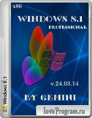 Windows 8.1 Pro x86 v.24.03.14 by Gemini (2014/RUS)
