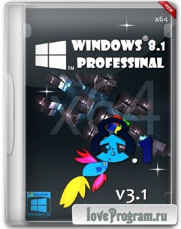 Windows 8.1 Pro x64 by D1mka v3.1 (RUS/2014)