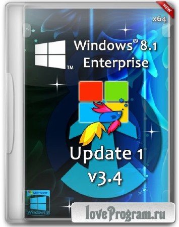 Windows 8.1 Enterprise Update 1 x64 by D1mka v3.4 (RUS/2014)