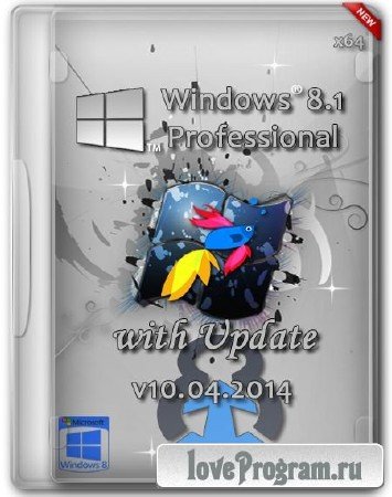 Windows 8.1 Professional with Update x64 by ALEX v10.04.2014 (RUS/2014)