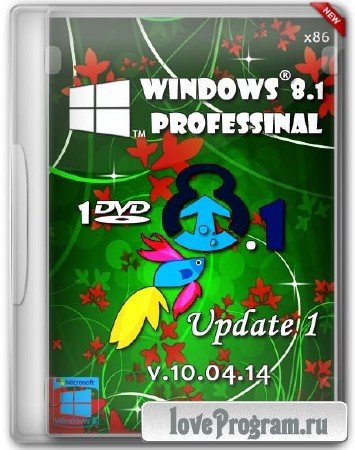 Windows 8.1 Professional x86 Update 1 v.10.04.14 by Romeo1994 (RUS/2014)