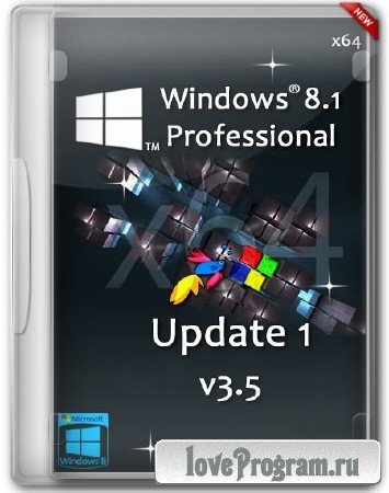 Windows 8.1 Professional Update 1 x64 by D1mka v3.5 (RUS/2014)