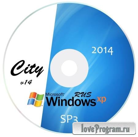 Windows Xp professional City SP3 v14 (2014/RUS/x86)