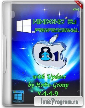 Windows 8.1 Professiona x64 with Update by HoBo-Group v.4.4.9 (RUS/2014)