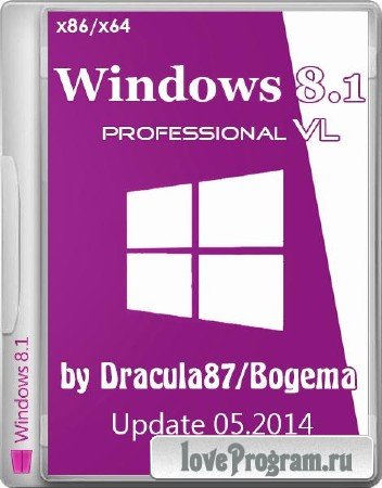 Windows 8.1 Professional VL with Update by Dracula87/Bogema 05.2014 (x86/x64/RUS/2014)