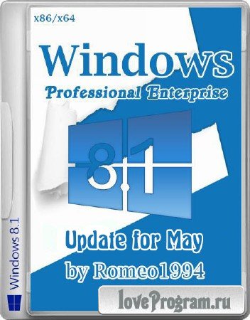 Windows 8.1 Professional/Enterprise Update1 for May by Romeo1994 (x86/x64/RUS/2014)