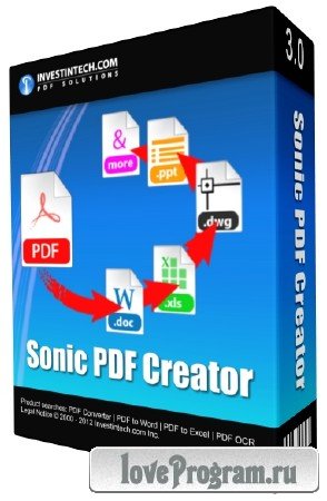 Sonic PDF Creator 3.0.6.0 Final (DC 02.05.2014)