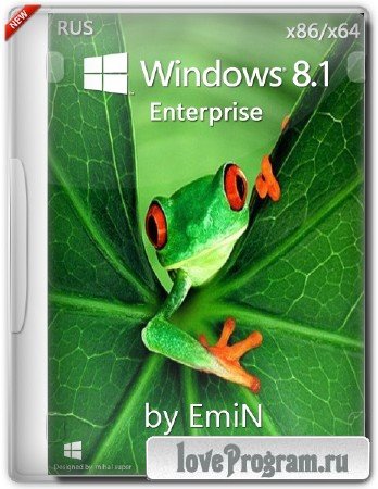Windows 8.1 Enterprise x86/x64 by EmiN (2014/RUS)