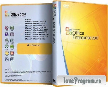Microsoft Office 2007 Enterprise SP3 12.0.6701.5000 RePack by D!akov (2014/RUS/ENG/UKR)
